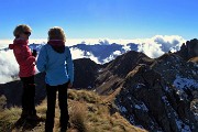 Monti Colombarolo (2309 m) e Ponteranica orientale (2378 m) da Ca’ San Marco il 27 ottobre 2016 - FOTOGALLERY